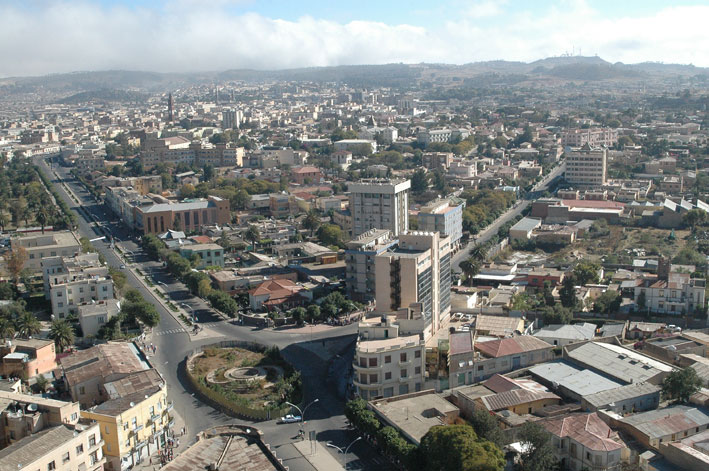 Asmara panorama Eritrea